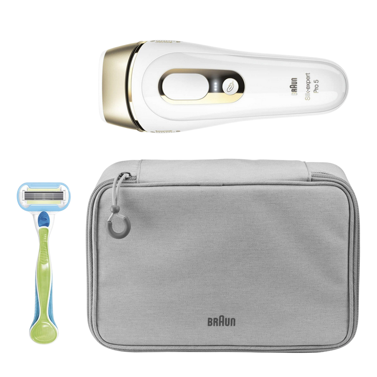 Depiladora IPL - 81677894 BRAUN, Blanco / Bronce