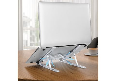 Soporte de aluminio plegable para ordenador portátil o tablet - 0272  INGGAN, Multicolor
