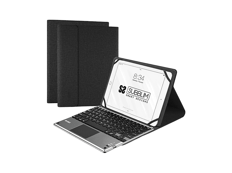 Funda con teclado | SUBBLIM Touchpad Keytab Pro Bt 9.6″ – 10.8″, Para ...