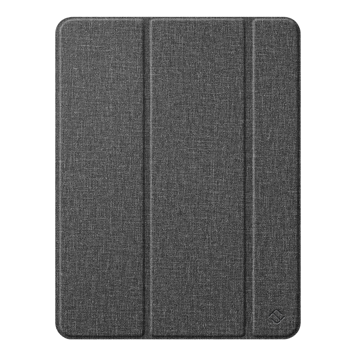 Jeansoptik Polyurethan, FINTIE Tablethülle Hülle Apple Thermoplastisches Bookcover für dunkelgrau
