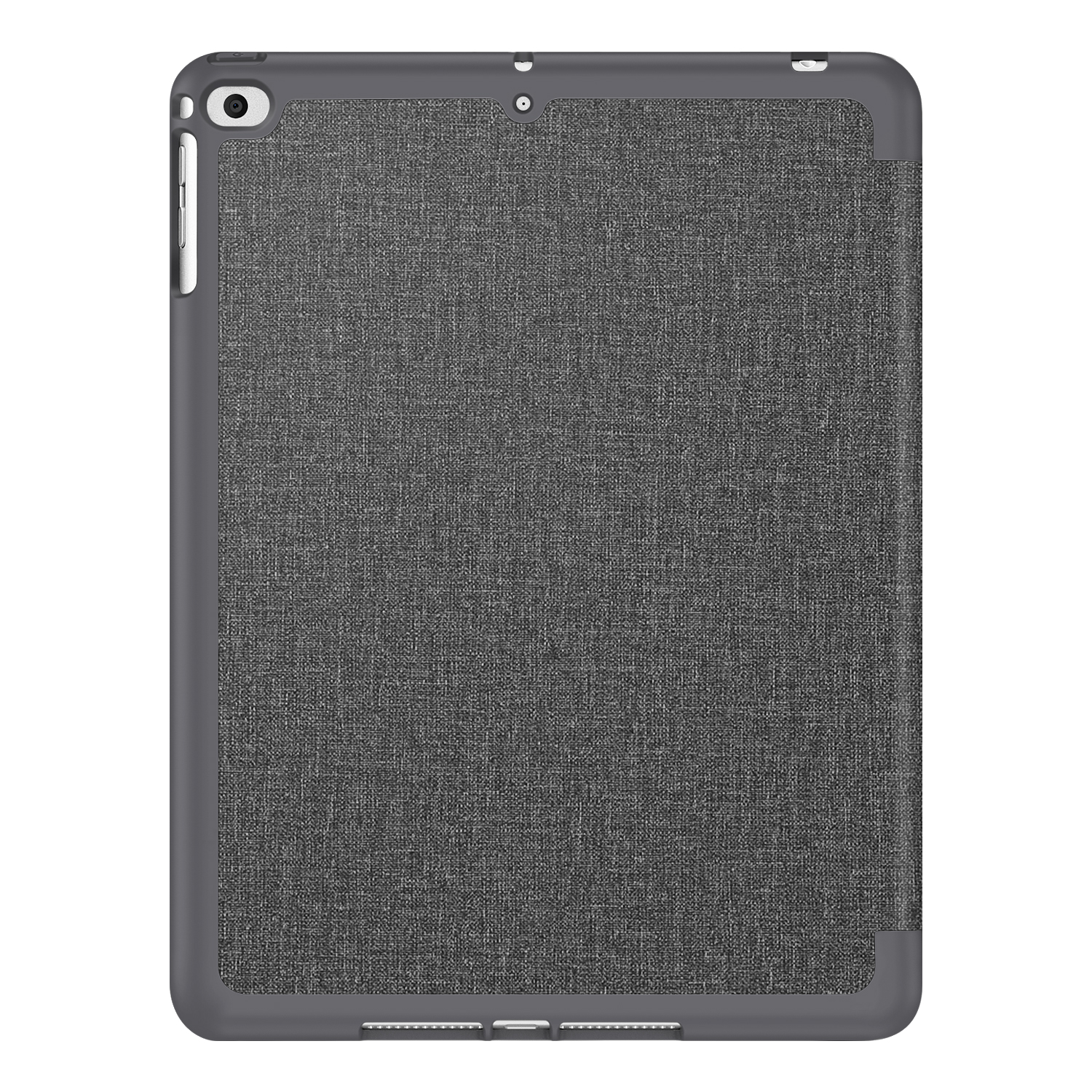 Thermoplastisches Apple Tablethülle dunkelgrau FINTIE für Jeansoptik Hülle Polyurethan, Bookcover