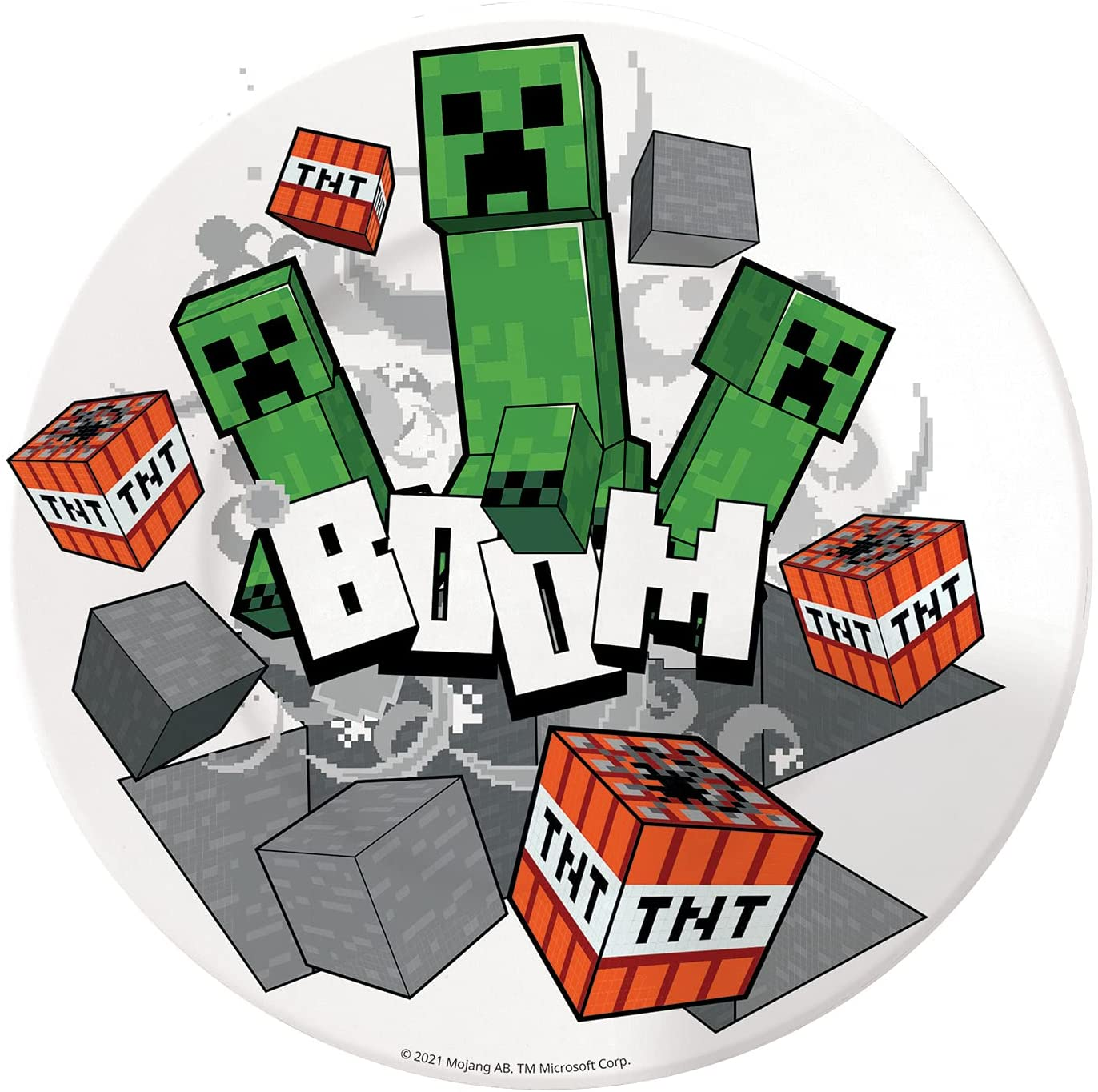 Tasse) (Schale, - Teller, Minecraft Frühstücksset Boom -