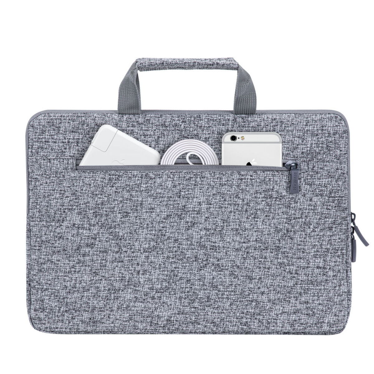 Notebooktasche für Grau RIVACASE Polyester, Apple Aktentasche 7913 Anvik