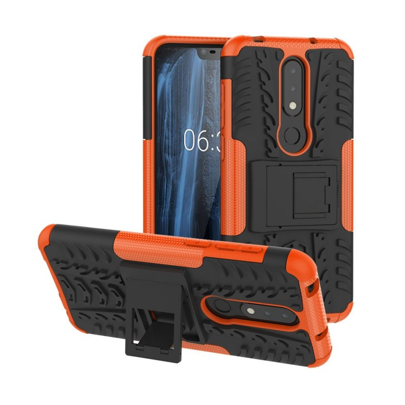 CASEONLINE 2i1, Plus, 6.1 Backcover, Orange Nokia