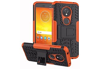 CASEONLINE 2i1, Backcover, Motorola, Moto E5, Orange