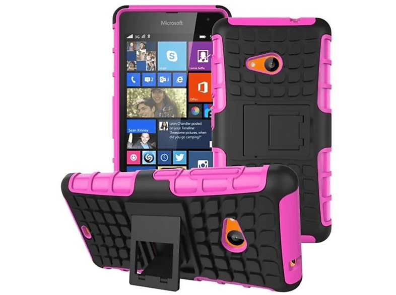 CASEONLINE 2i1, Backcover, Lumia Pink Microsoft, 535