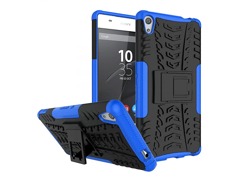 CASEONLINE 2i1, Backcover, Sony, Xperia XA Ultra, Blau | Backcover