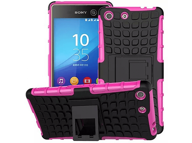 CASEONLINE 2i1, Backcover, Sony, Xperia Pink M5