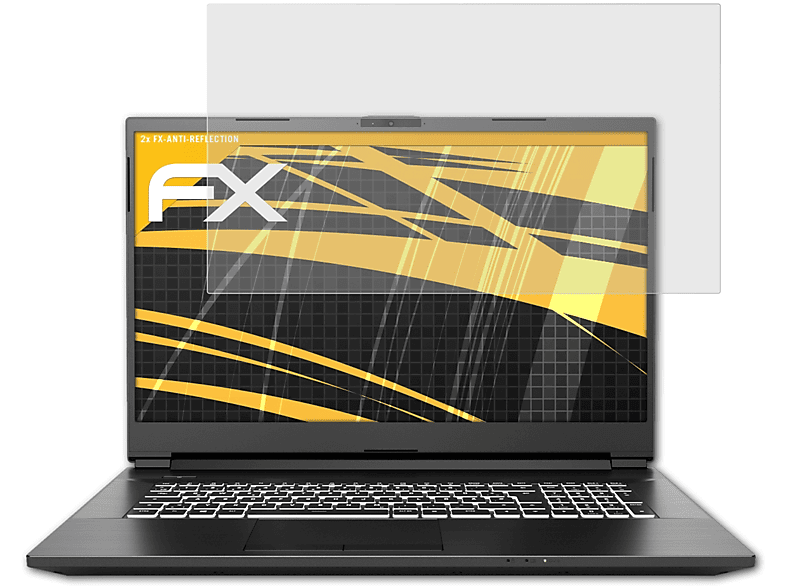 ATFOLIX Displayschutz(für 17) FX-Antireflex XMG Apex 2x