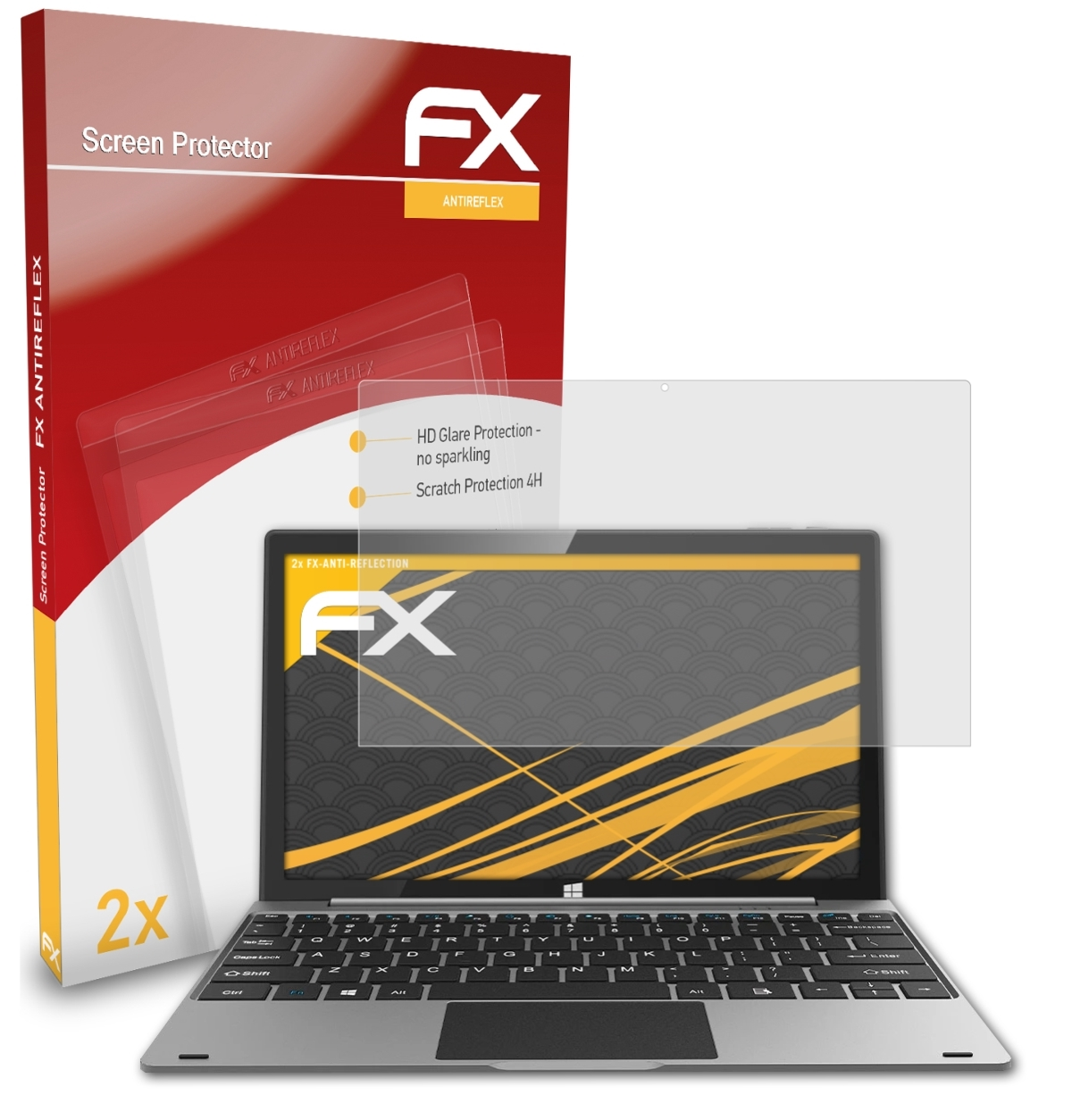 ATFOLIX 2x FX-Antireflex Pro Jumper Displayschutz(für EZpad 8)