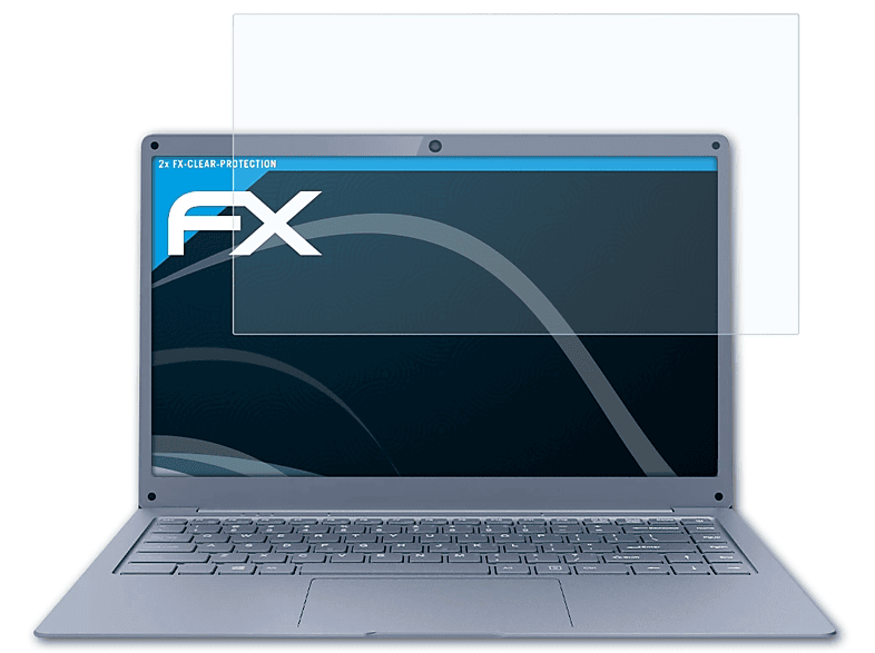 ATFOLIX 2x FX-Clear Displayschutz(für Jumper EZbook S5 (2020))
