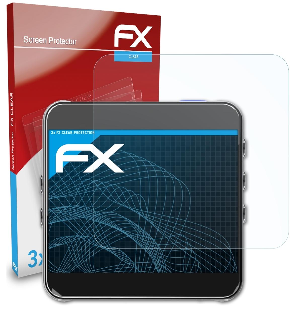 ATFOLIX 3x FX-Clear Displayschutz(für HiBy R2)