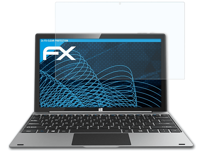 ATFOLIX 2x Displayschutz(für EZpad FX-Clear 8) Jumper Pro