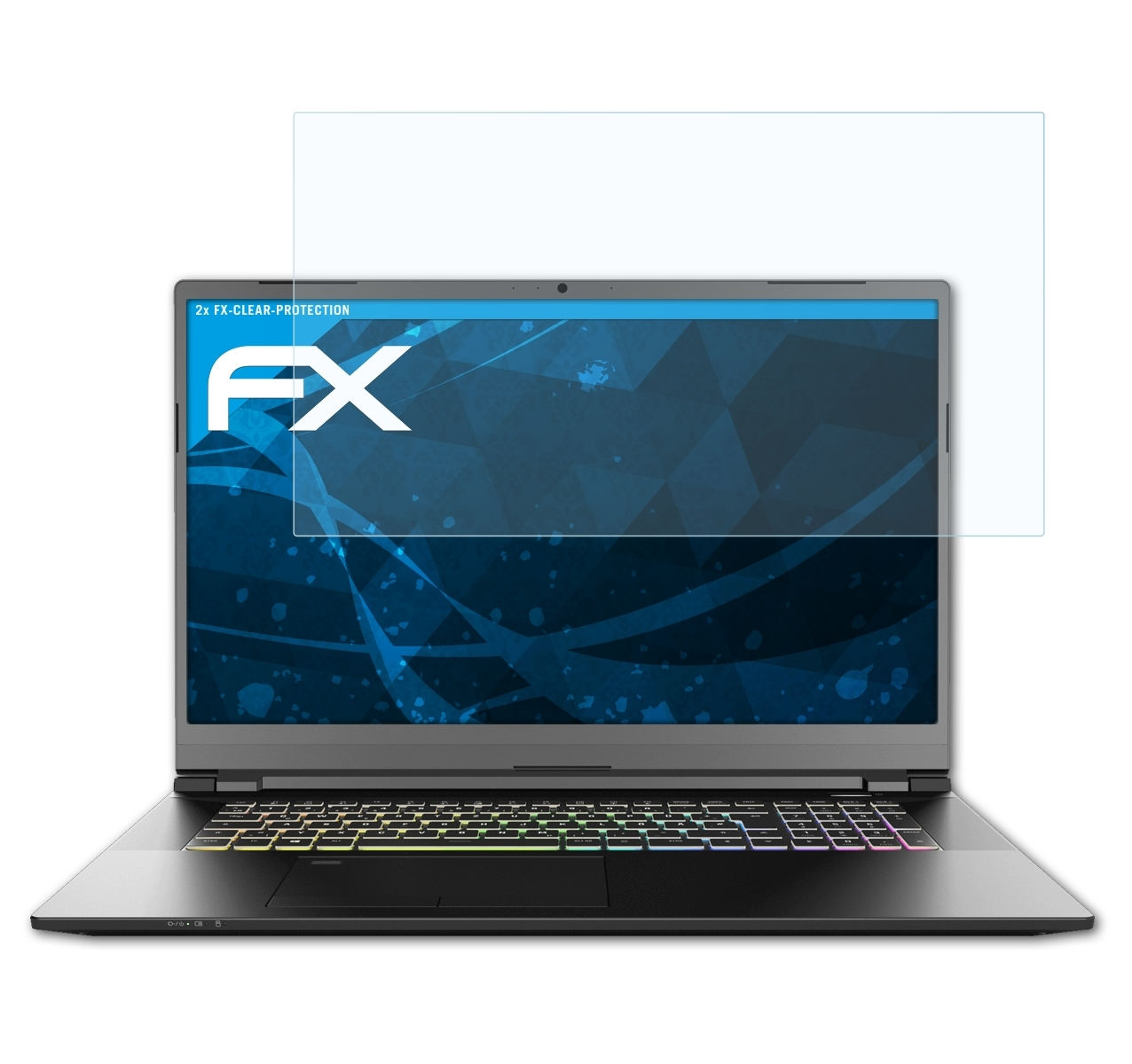 ATFOLIX 2x FX-Clear Displayschutz(für XMG 17 Pro (L21/E21))
