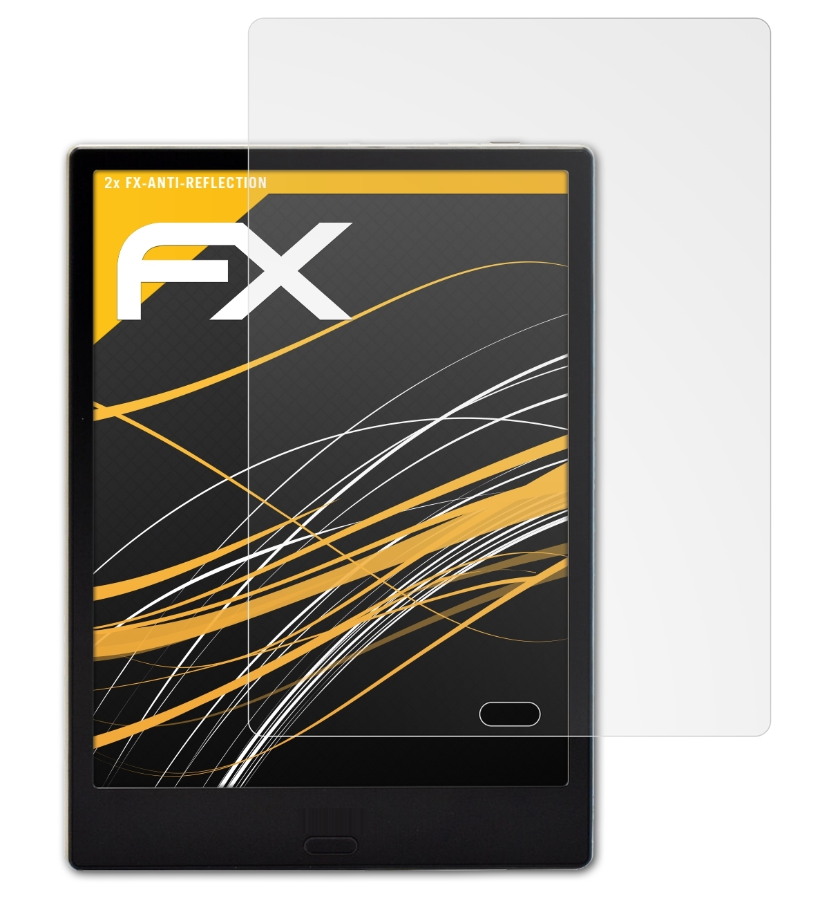 ATFOLIX 2x FX-Antireflex Displayschutz(für Onyx Lomonosov) Boox