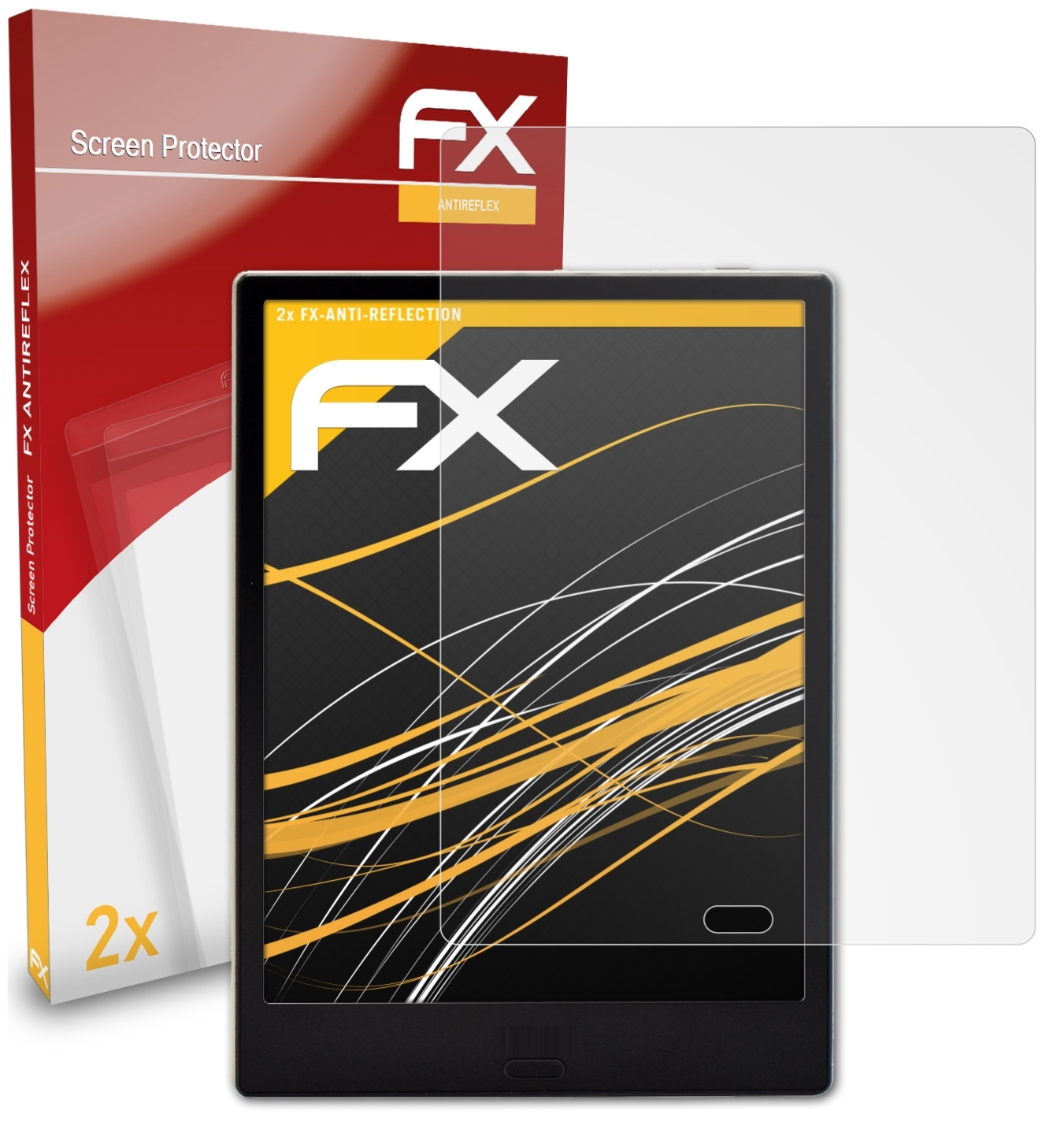 ATFOLIX 2x FX-Antireflex Displayschutz(für Onyx Lomonosov) Boox