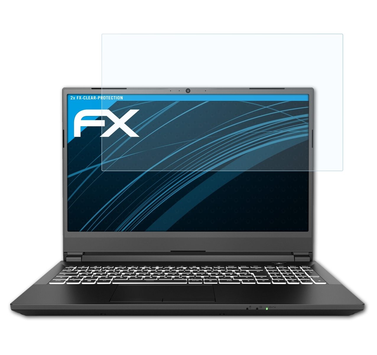ATFOLIX FX-Clear XMG 2x Displayschutz(für Apex 15)