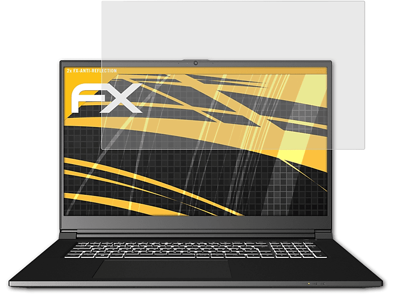 ATFOLIX 17) FX-Antireflex Displayschutz(für 2x XMG Focus
