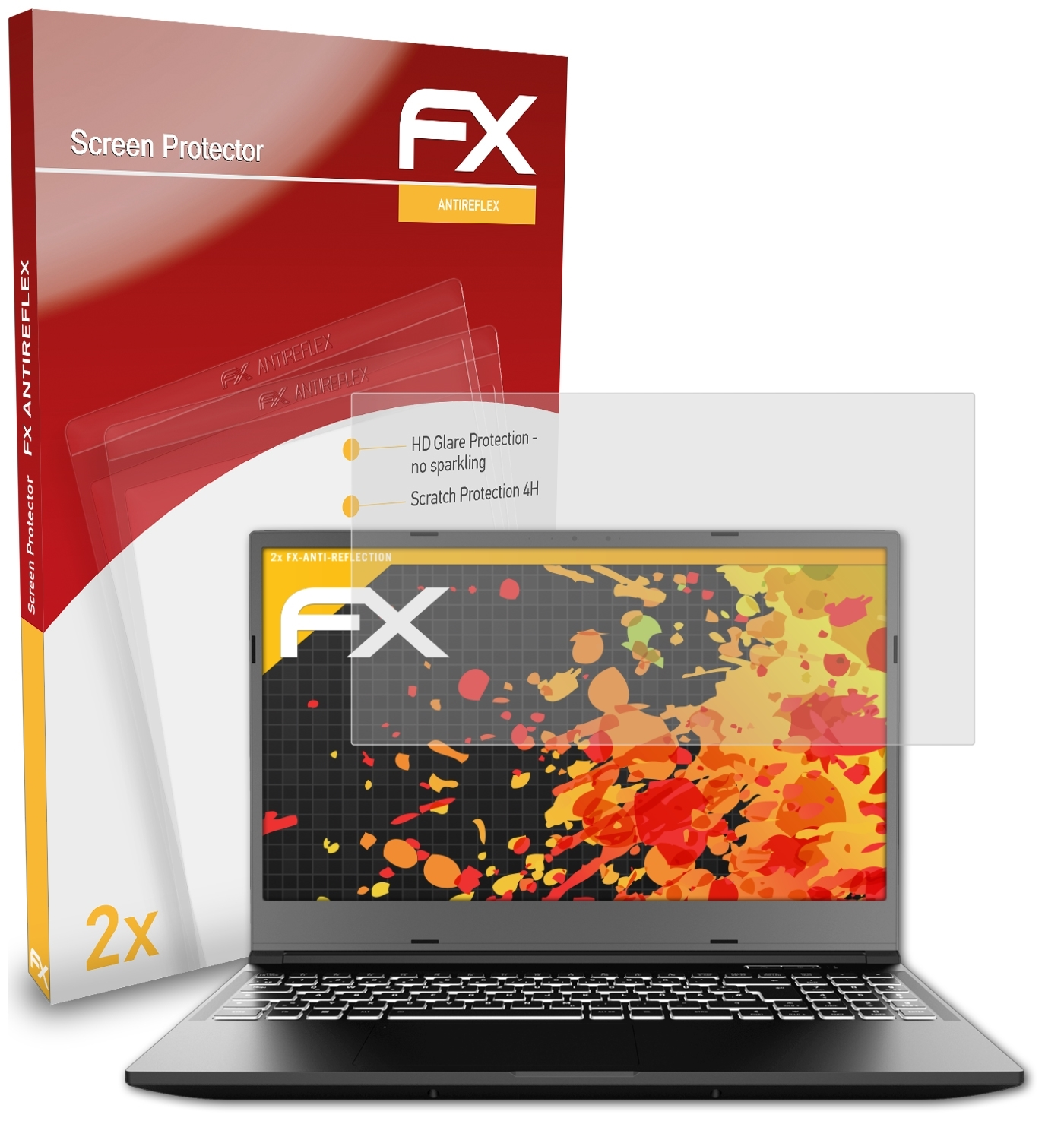 ATFOLIX 2x 15 Displayschutz(für XMG Core (M21)) FX-Antireflex