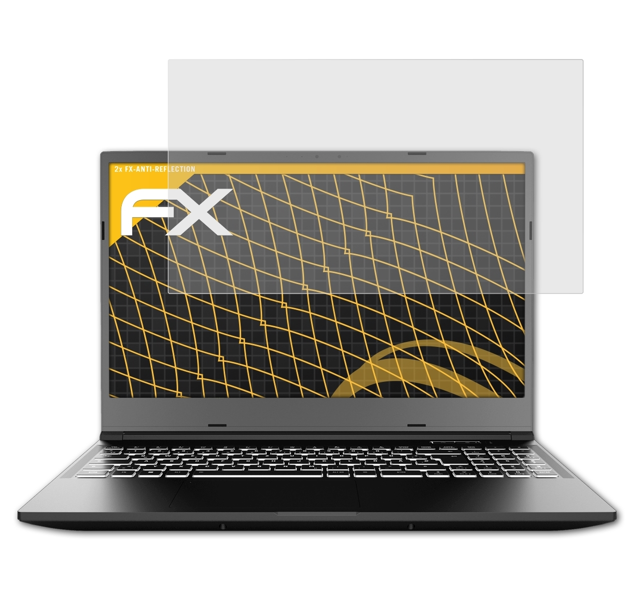 15 ATFOLIX FX-Antireflex Displayschutz(für (E21)) XMG Core 2x