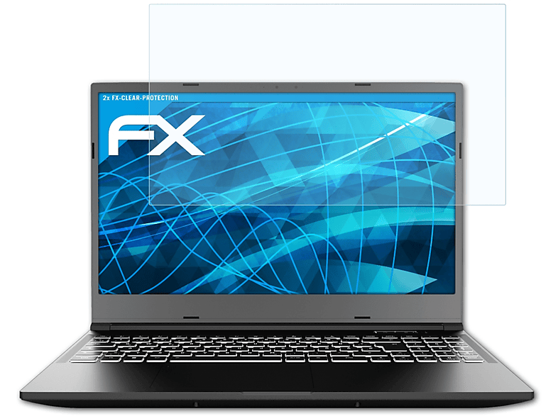 ATFOLIX 2x FX-Clear Displayschutz(für XMG Core 15 (M21))