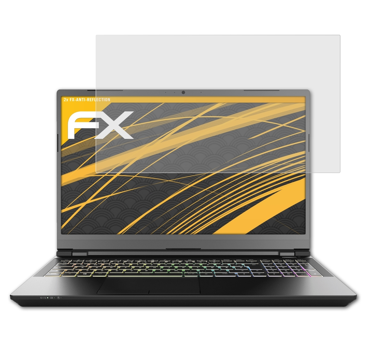 ATFOLIX 2x FX-Antireflex Pro 15) Displayschutz(für XMG