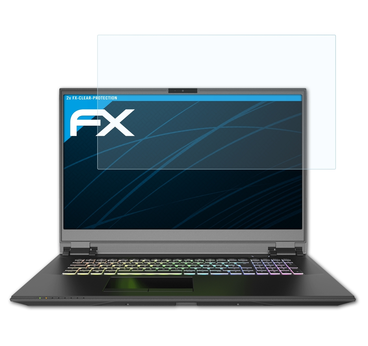 ATFOLIX 2x FX-Clear Pro (E20)) Displayschutz(für XMG 17