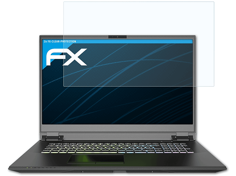 ATFOLIX 2x FX-Clear Displayschutz(für XMG 17 Pro (E20))