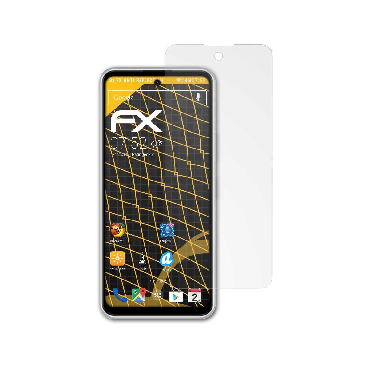 FX-Antireflex II) ZTE ATFOLIX Libero 5G Displayschutz(für 3x