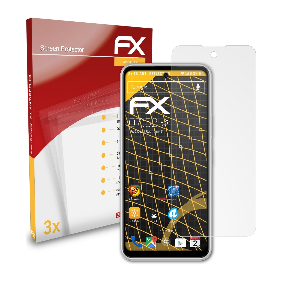 Libero ATFOLIX Displayschutz(für II) ZTE 5G FX-Antireflex 3x