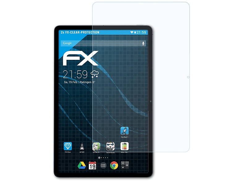 ATFOLIX 2x FX-Clear Displayschutz(für Oppo Pad)
