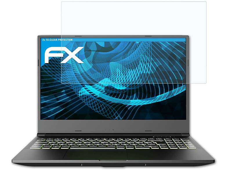 ATFOLIX 2x FX-Clear Displayschutz(für XMG Core 15 (M20))