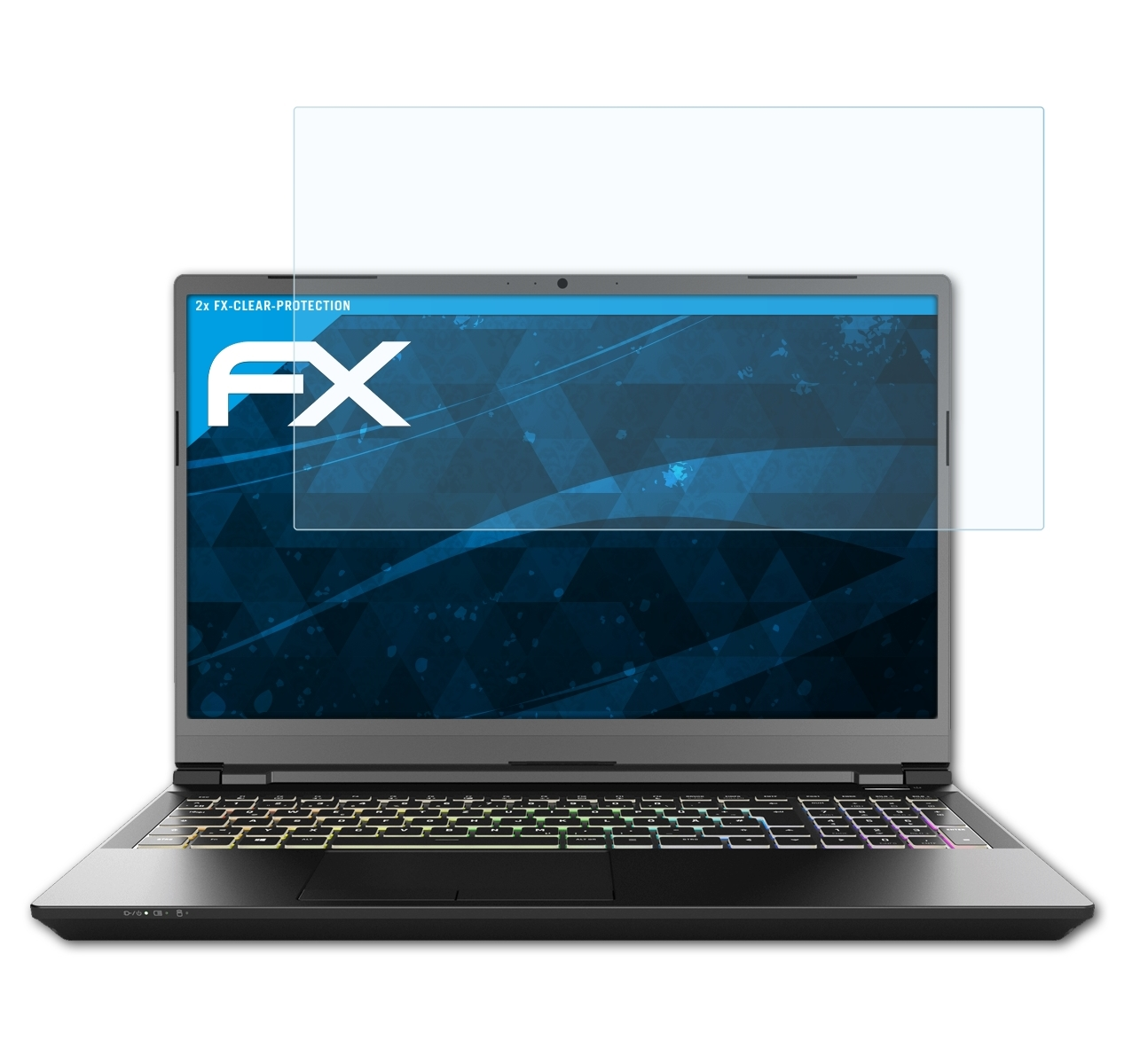 ATFOLIX 2x 15) XMG Pro FX-Clear Displayschutz(für