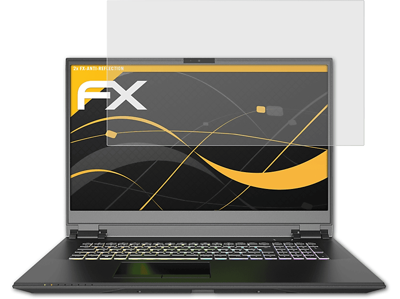 ATFOLIX 2x FX-Antireflex Displayschutz(für XMG Pro 17 (E20)) | Pflege & Schutz