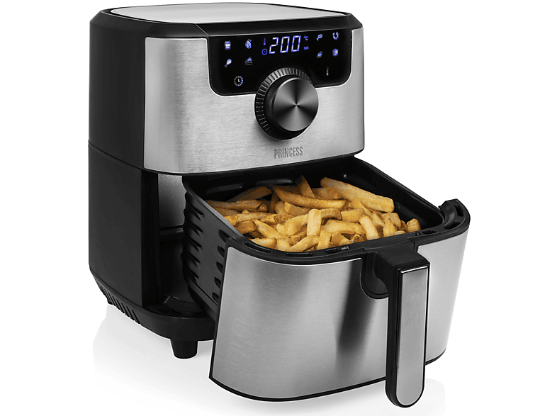 Freidora de aire PRINCESS 01.182033.01.001, 1500 W, Plata MediaMarkt