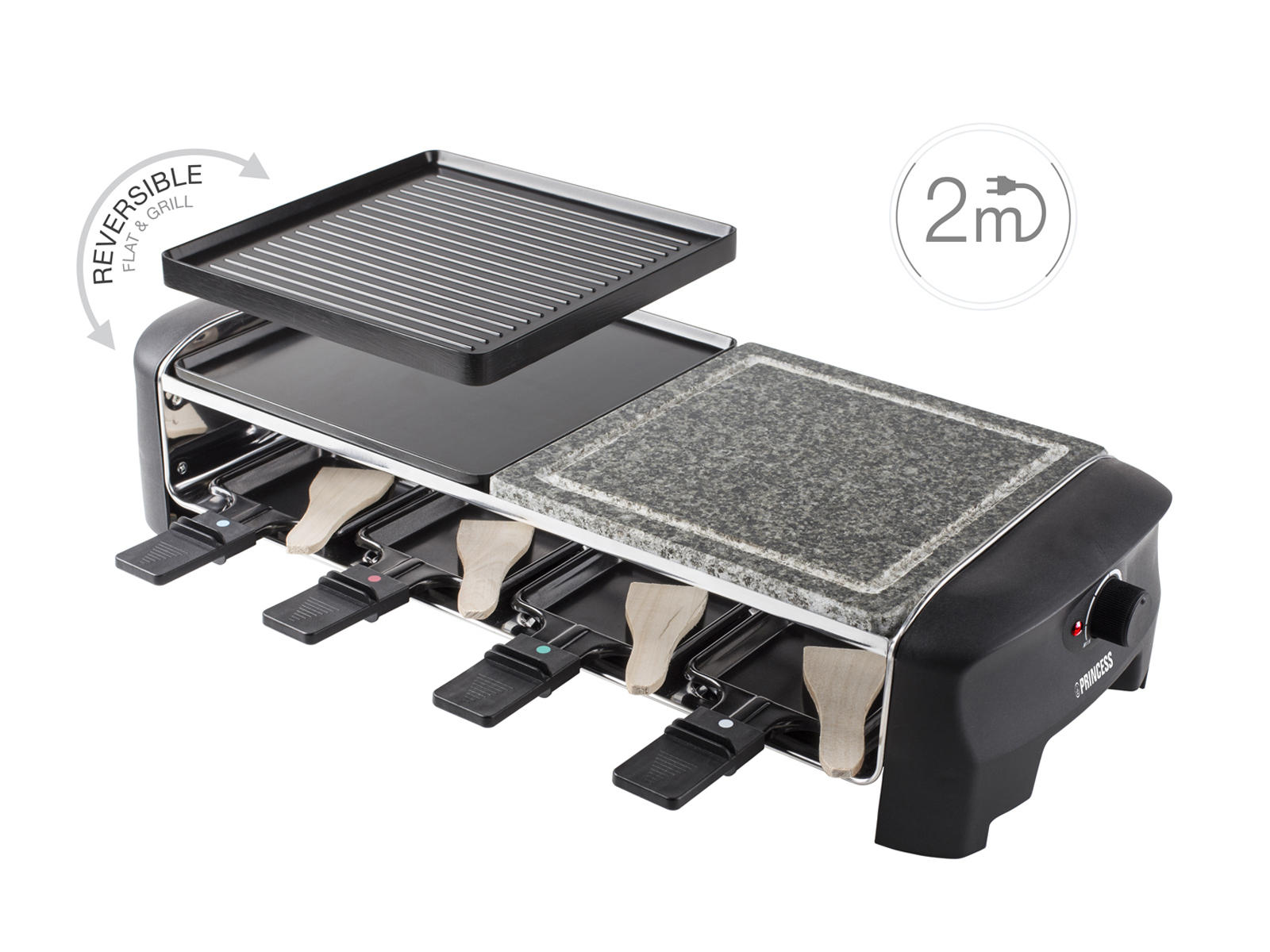 Czerwono-czarne etui na telefon ze stojakiem. Futerał pokazany od tyłu.