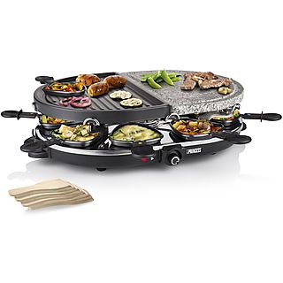 Raclette - PRINCESS 01.162710.01.001, 1200 W, Negro