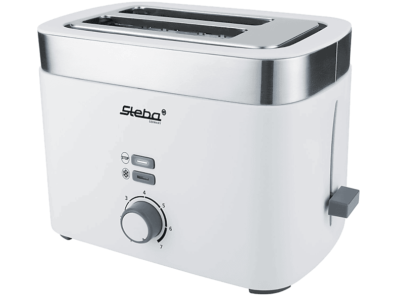 STEBA TO 10 Bianco Weiß 2) Watt, (930 Schlitze: Toaster