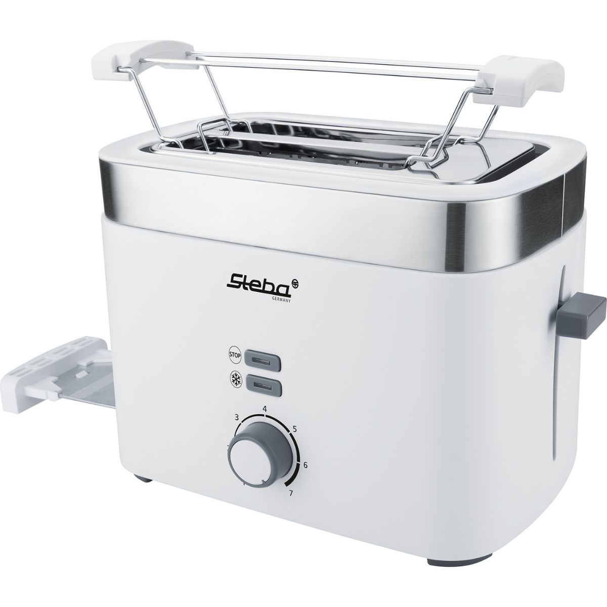 STEBA TO 10 2) Schlitze: (930 Bianco Toaster Weiß Watt