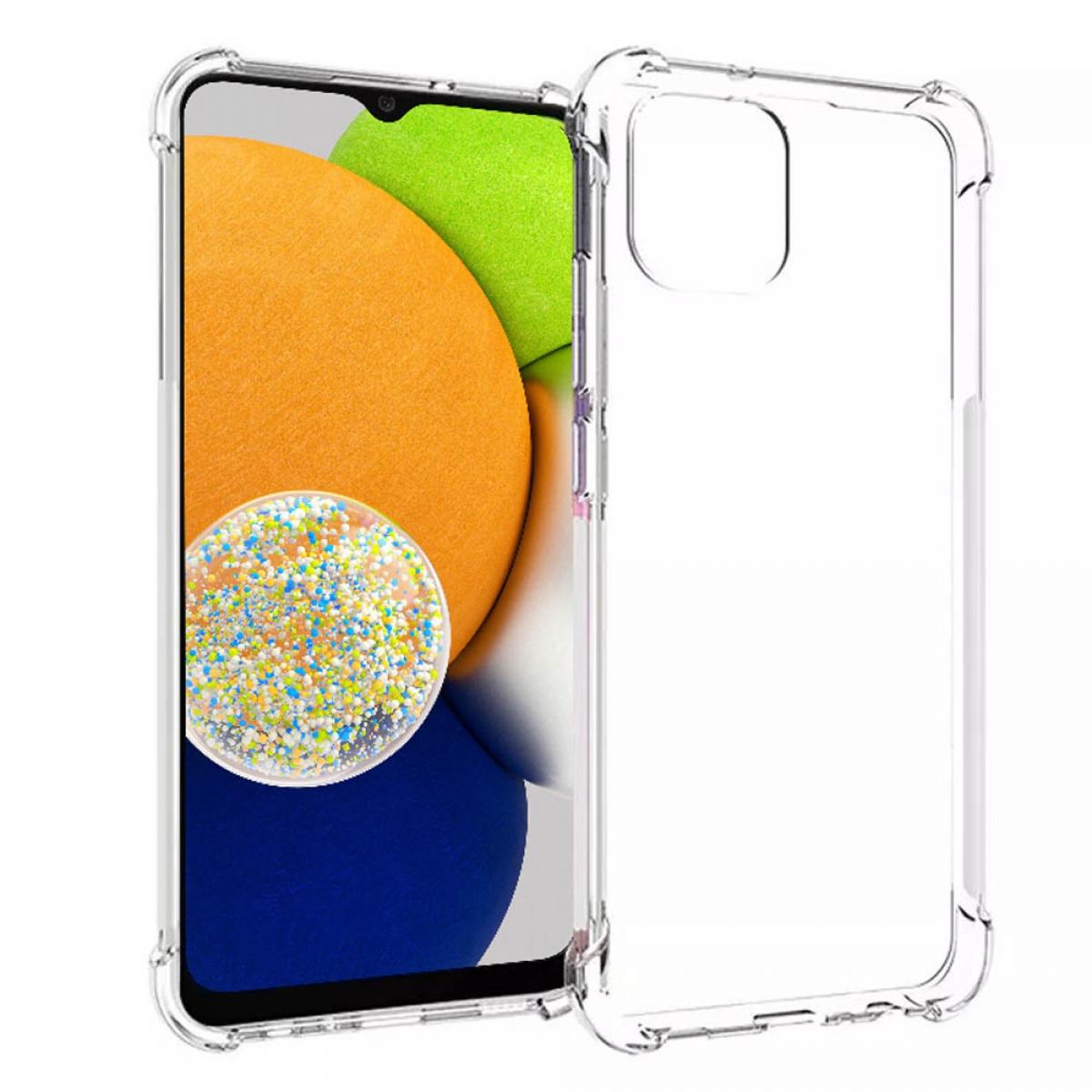 Samsung, Backcover, Transparent A03, Galaxy CASEONLINE Shockproof,