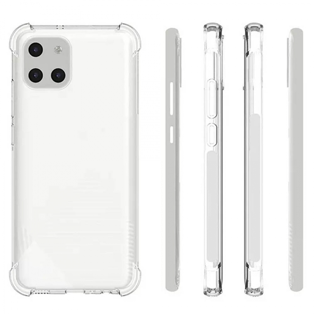 Samsung, Backcover, Transparent CASEONLINE A03, Galaxy Shockproof,