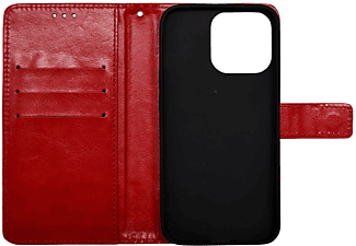 CASEONLINE Klappbare, Bookcover, Apple, iPhone 14, Rot