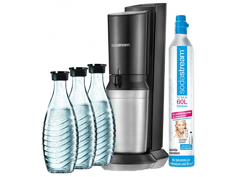 SODASTREAM Crystal 2.0 titan Wassersprudler Schwarz MediaMarkt