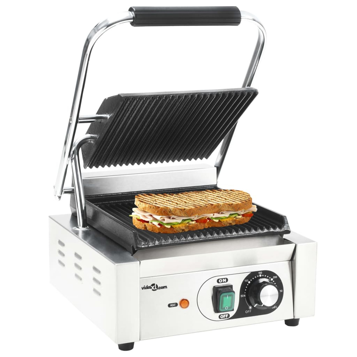 VIDAXL 50749 Tischgrill, Volt) (220 Silber