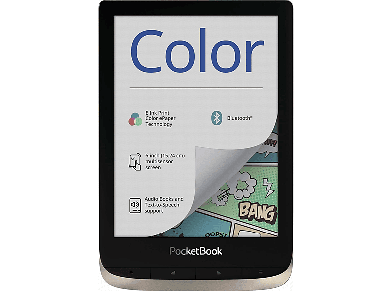 POCKETBOOK COLOR MOON SILVER  16 GB eBook-Reader Silber