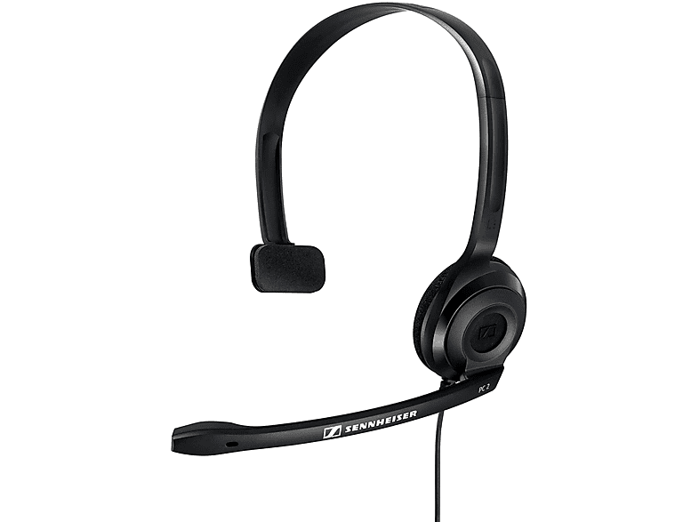 SENNHEISER PC 2 CHAT, Over-ear Headset Schwarz