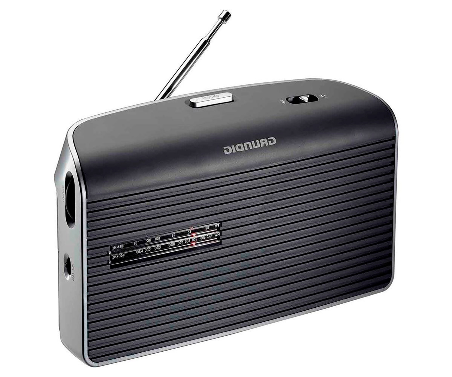 GRUNDIG Transistor-Radio Grundig FM -, AM Tragbares Analog, Radio, Grau