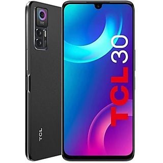 Móvil - TCL 30 TECH, Negro, 64 GB, 4 GB RAM, 6,7 ", MediaTek G37 Octa-core, 5000 mAh, Android 12