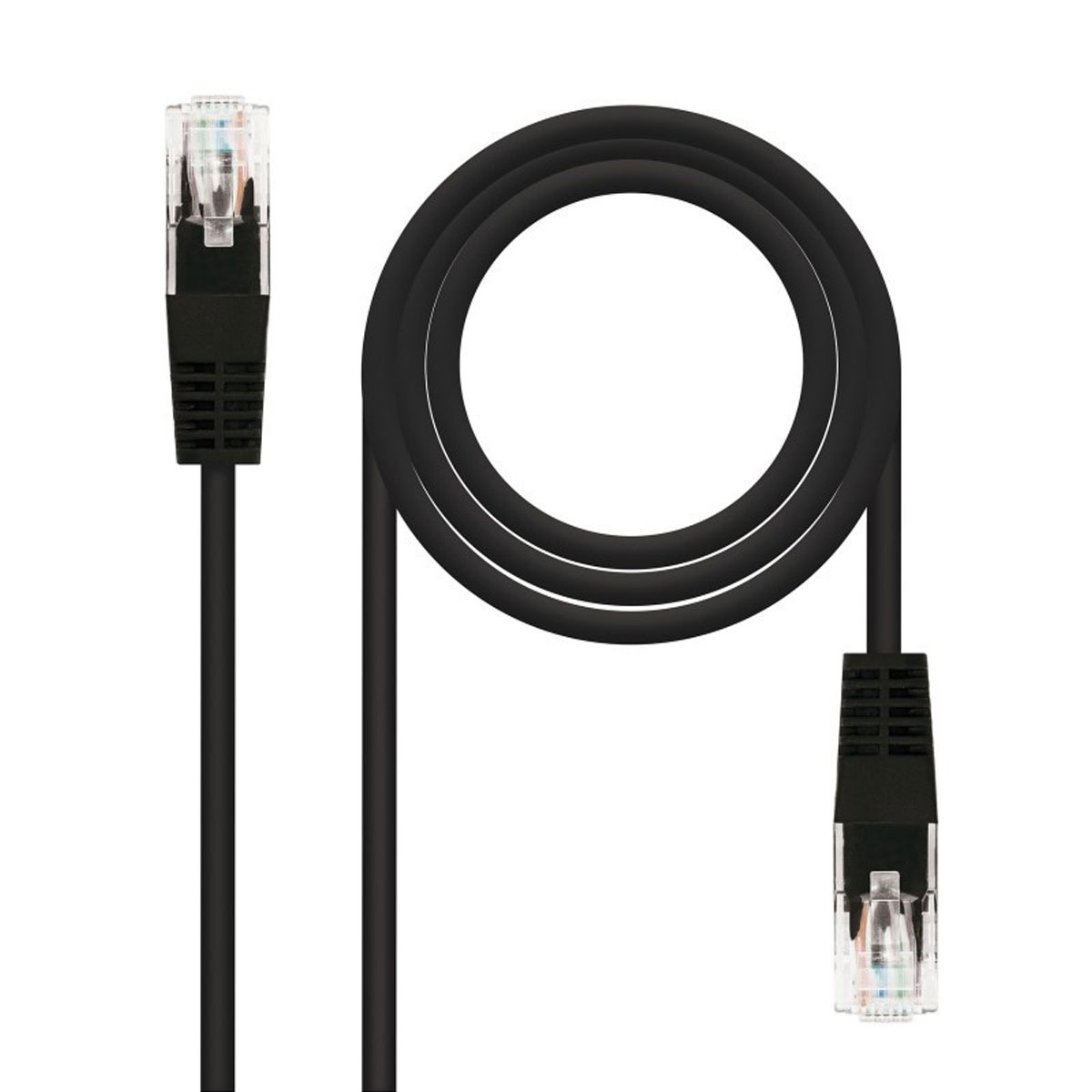 Cable de red 10.20.0402-BK;NANOCABLE, Negro