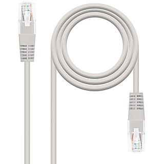 Cable de red - NANOCABLE 10.20.0400, Cat-6, , Gris
